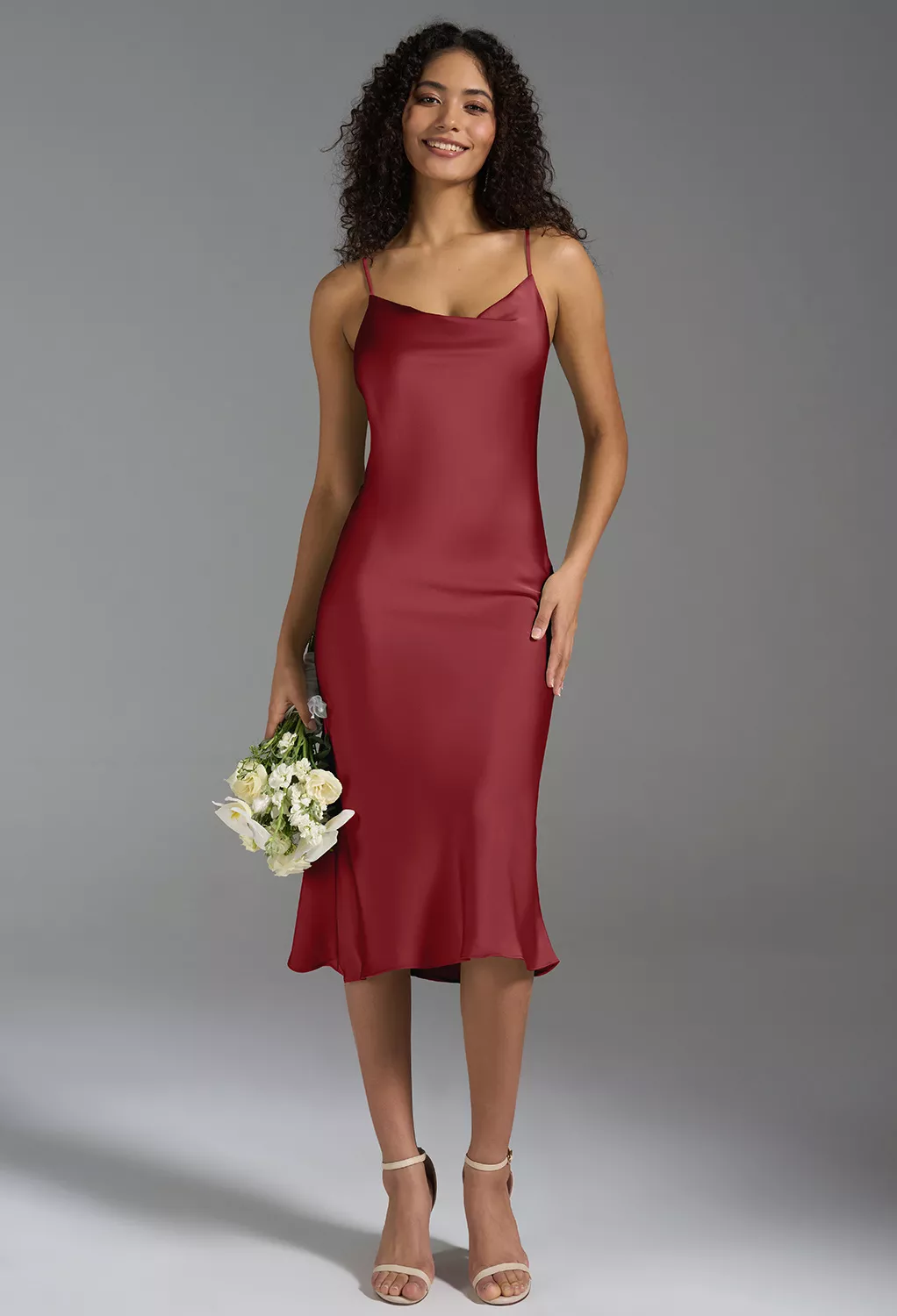 AW Alanna Burgundy  Wedding Guest Dresses